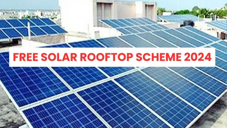 Free Solar Rooftop Scheme 2024