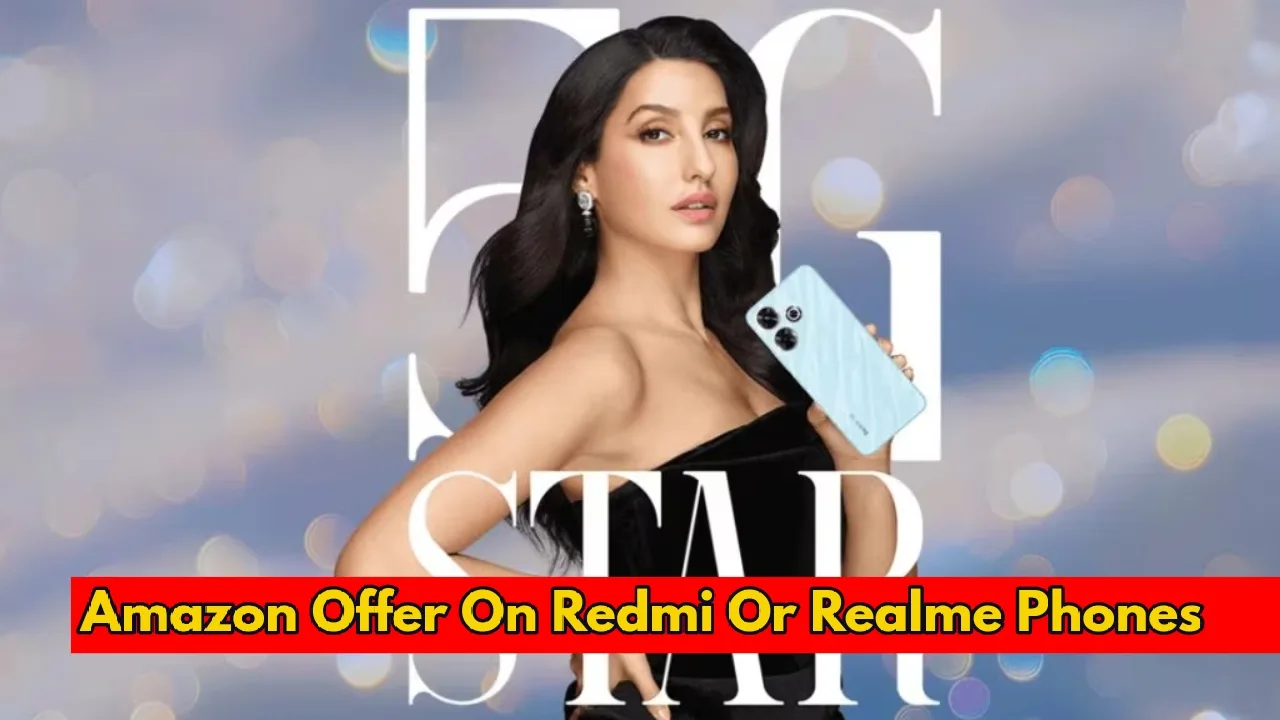 Realme or redmi smartphone jpg