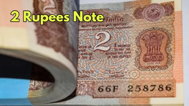 2 Rupees Note