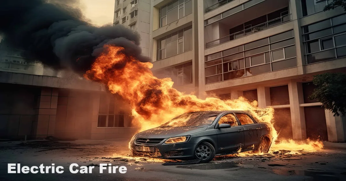 Electric Car Fire