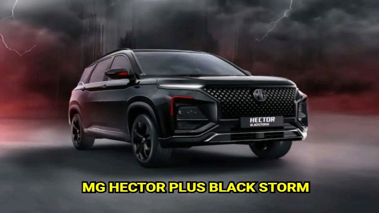 MG Hector Plus BlackStorm jpg