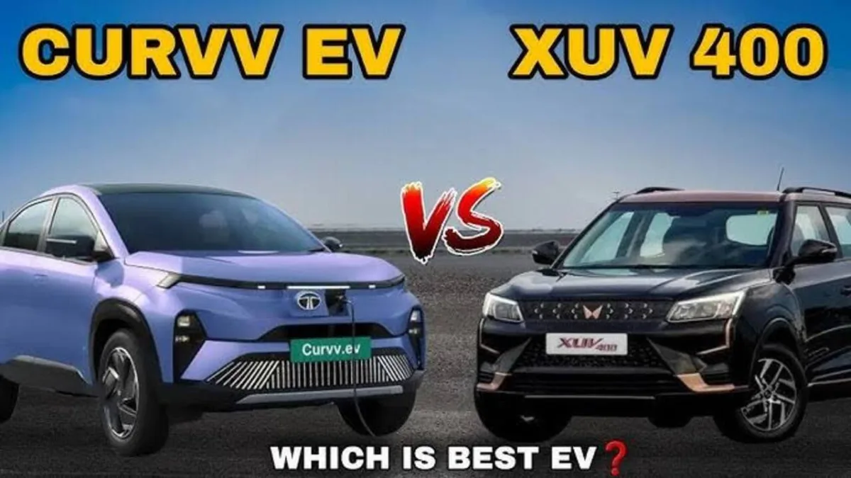 Tata Curvv EV vs Mahindra XUV 400 EV 1