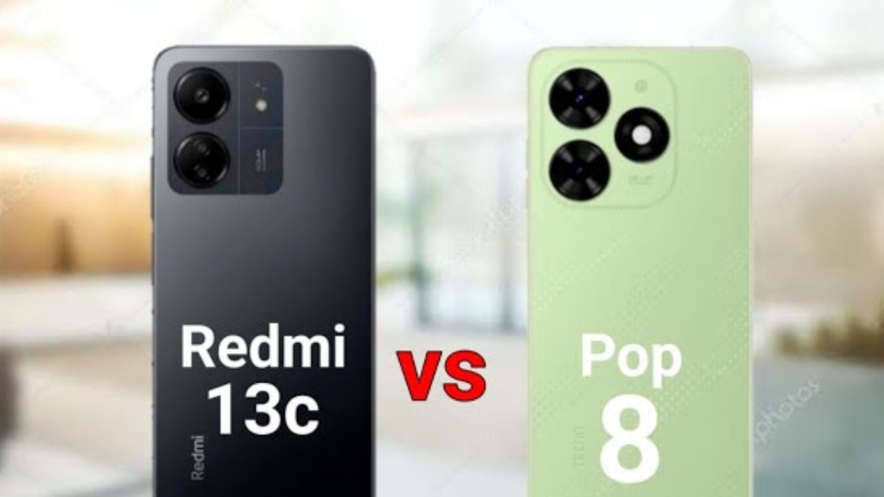 TECNO POP 8 vs Redmi 13C Phone