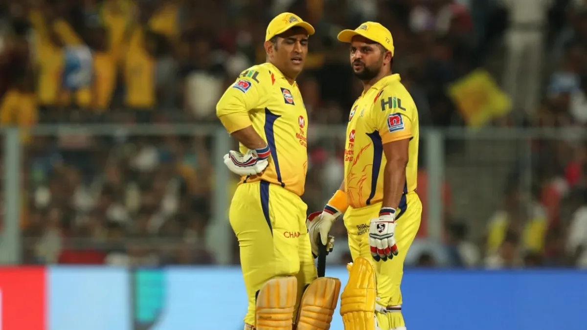 dhoni and raina