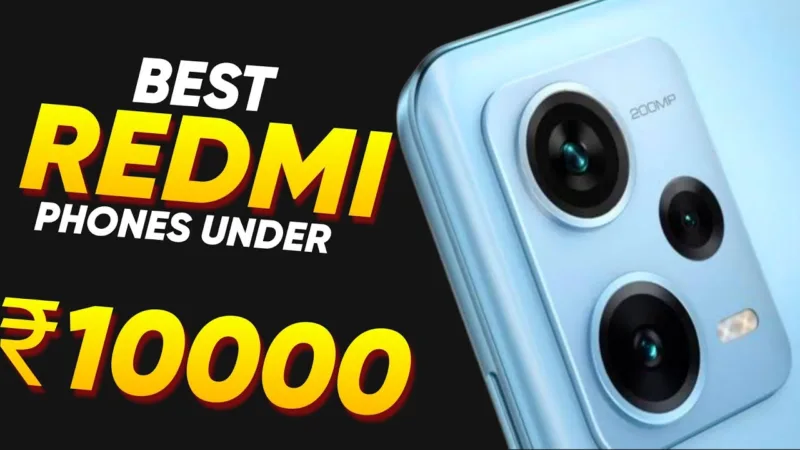 redmi top 3 phone under rs 10000