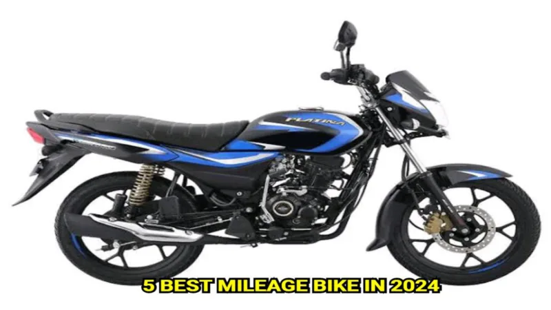 5 Best mileage bikes in 2024