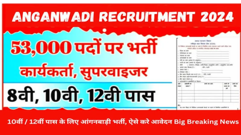 Anganwadi New Recruitment 20241