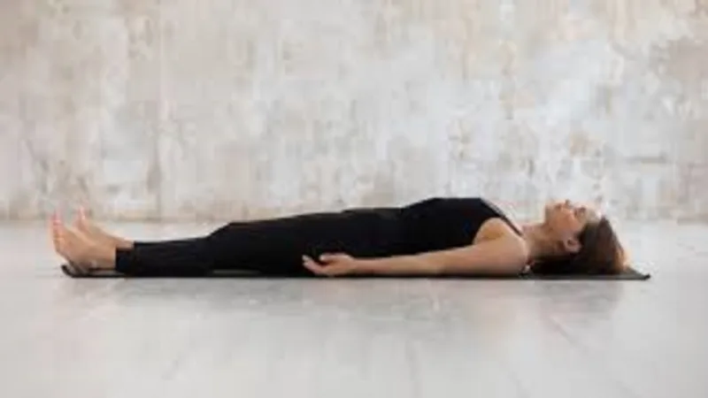 Corpse Pose Savasana A complete relaxation pose that allows the mind and body to unwind