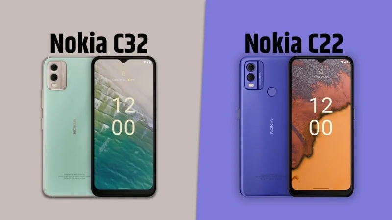 Nokia C32 vs Nokia C22