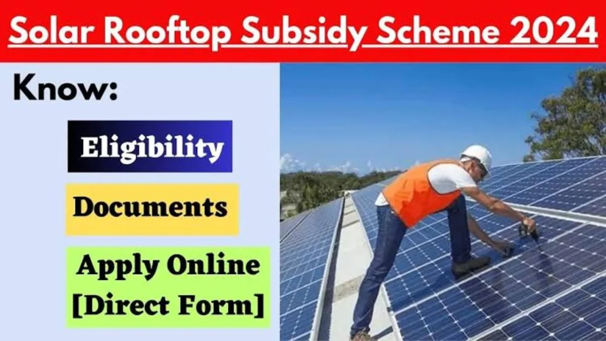 Solar Rooftop Subsidy Scheme 2024 2