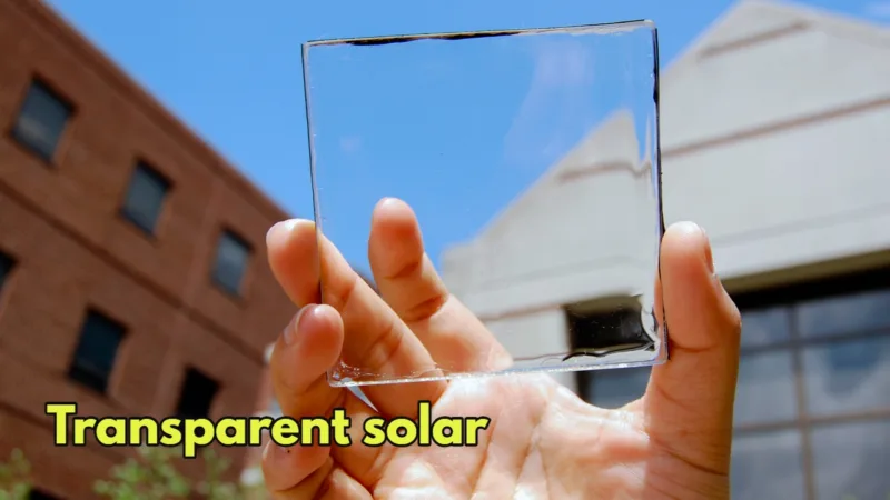 Transparent solar