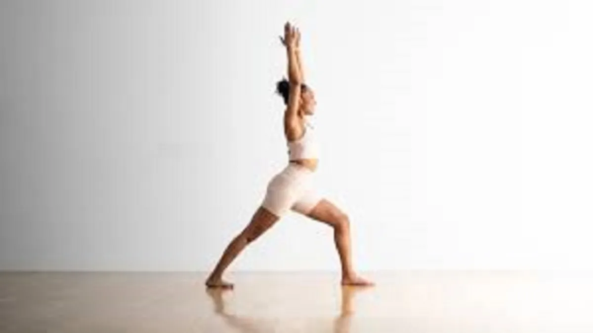 Warrior I Virabhadrasana I Increases strength and flexibility while boosting confidence