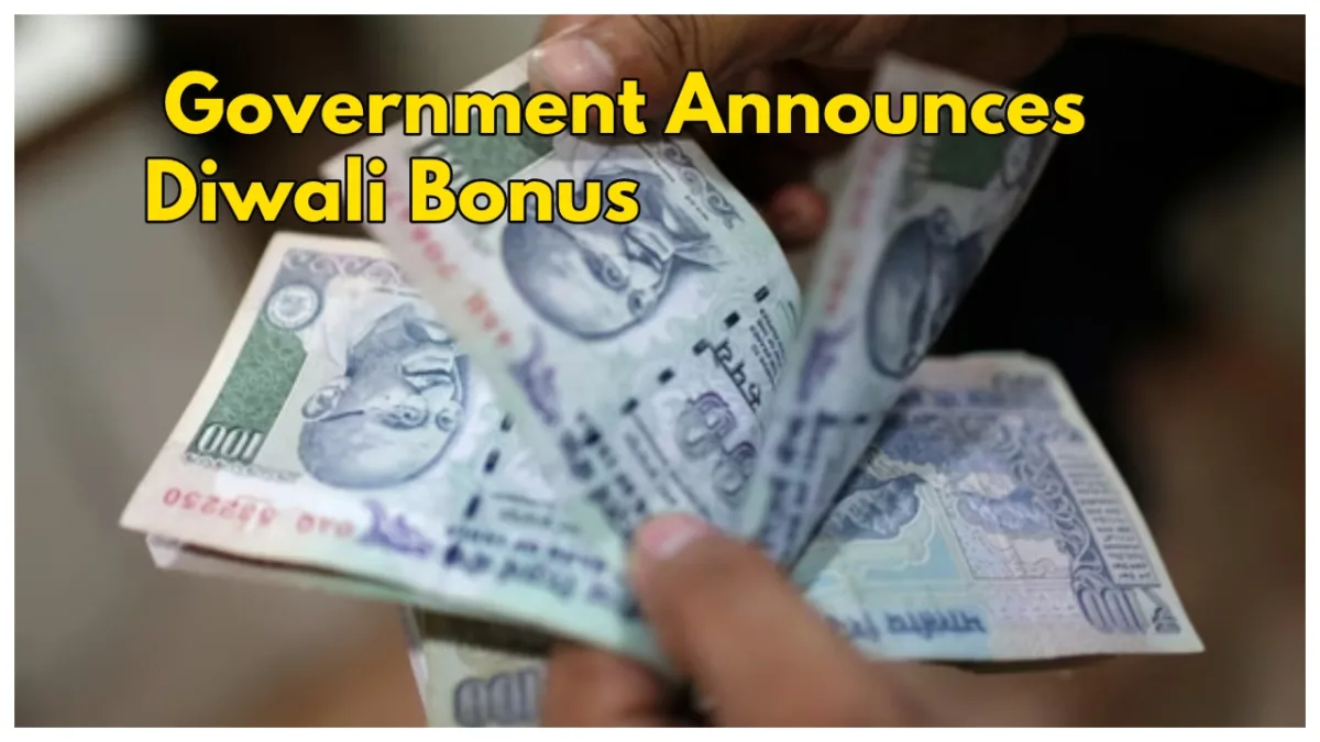 Central Government Announces Diwali Bonus