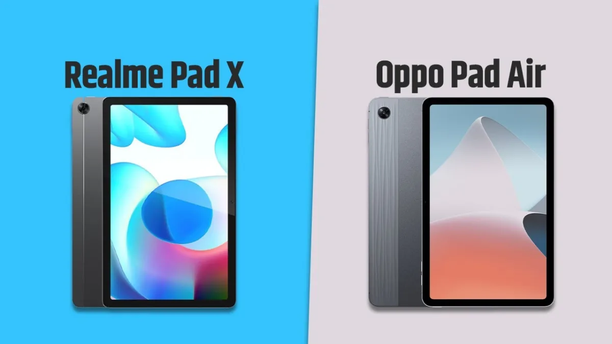 OPPO Pad Air vs realme Pad X 1