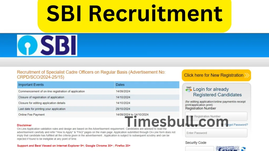 SBI Recruitment