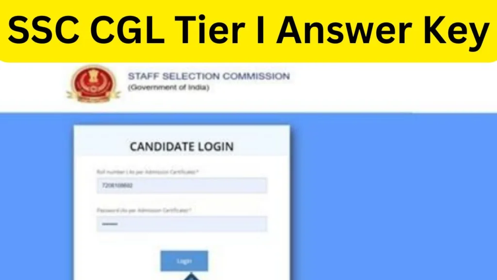 SSC CGL Answer Key