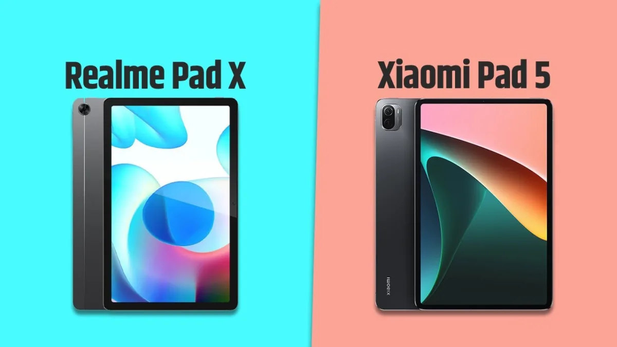 Xiaomi Mi Pad 5 vs realme Pad X 1