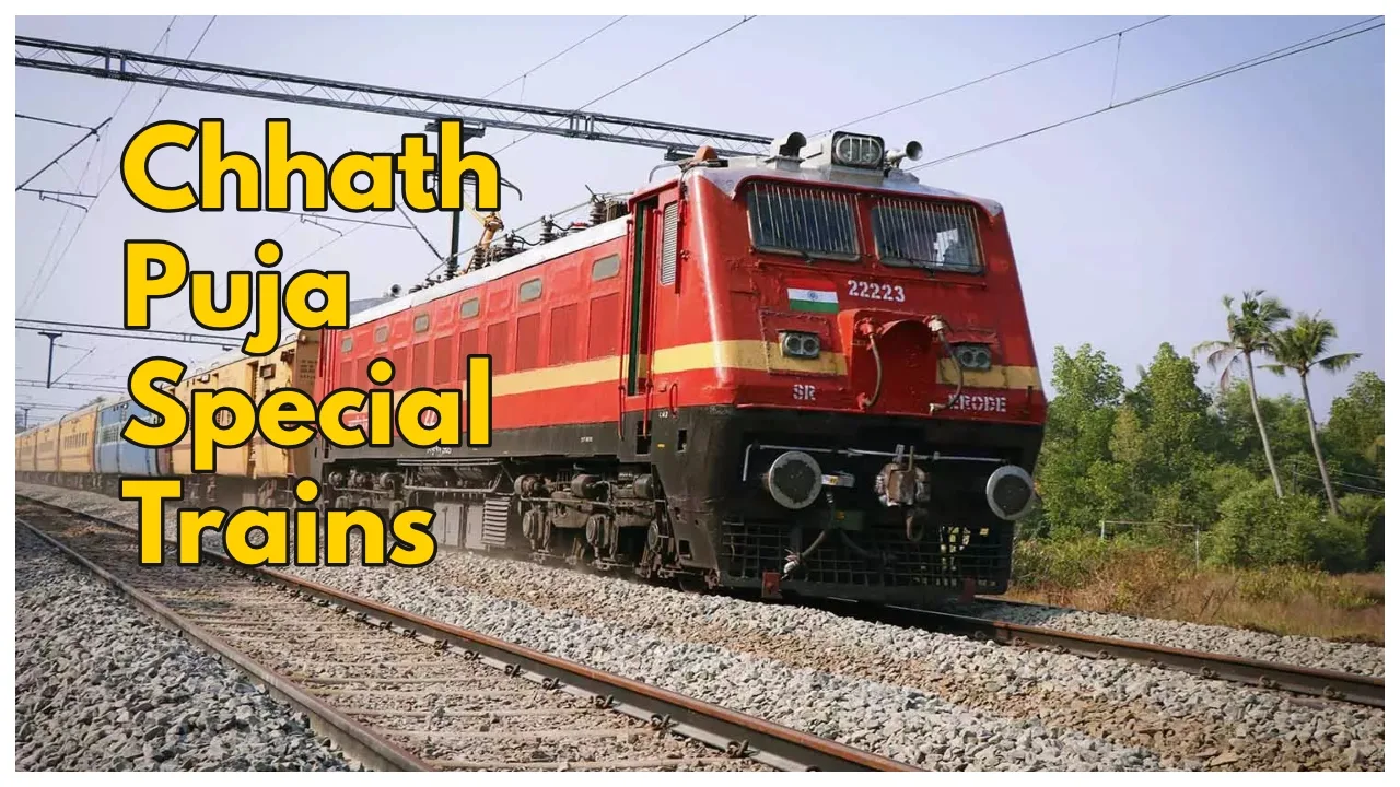 Chhath Puja Special Trains Indian Railways Announces 8 Special Trains