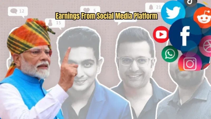 Earnings Based on Social Media Platform