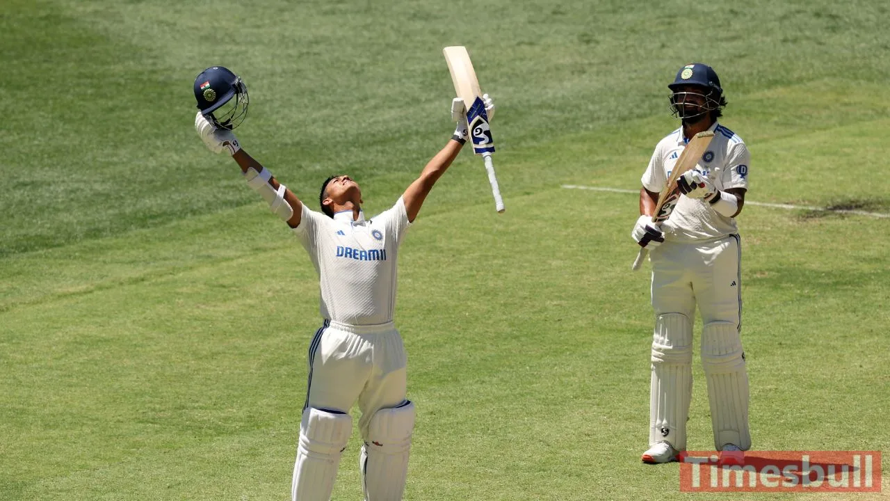 Jaiswal scored a brilliant century against Australia before lunch