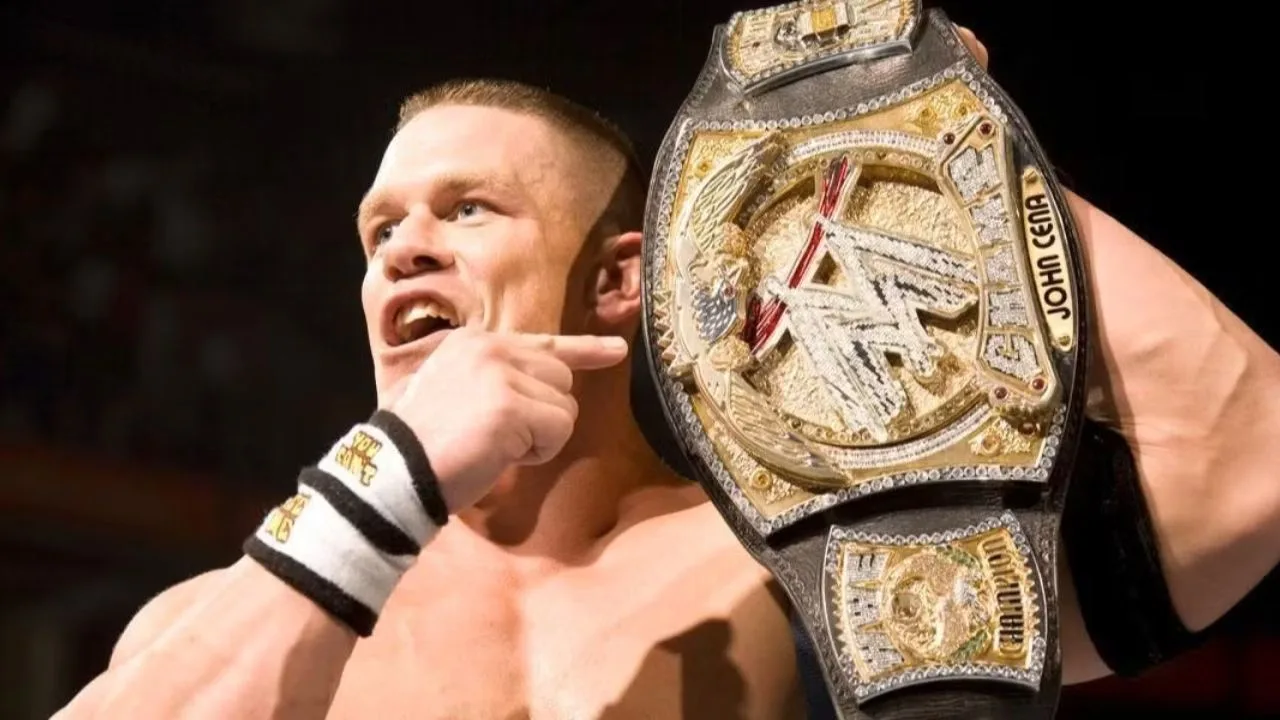 John Cena has a record of 16 WWE World Championships.