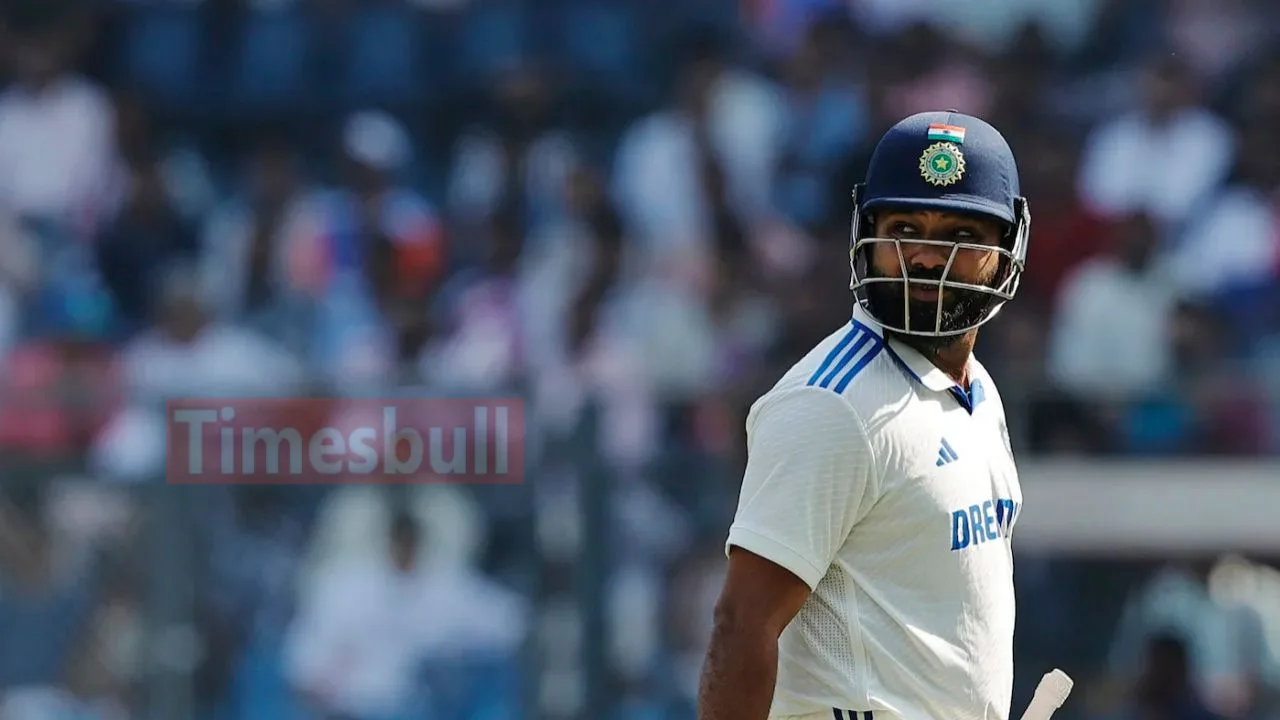 Rohit Sharma fell cheaply again in IND vs NZ 3rd Test