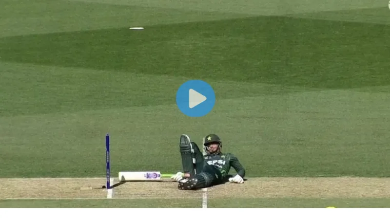 Pakistan's Sam Ayub Slips Hilariously During Third ODI Against Australia