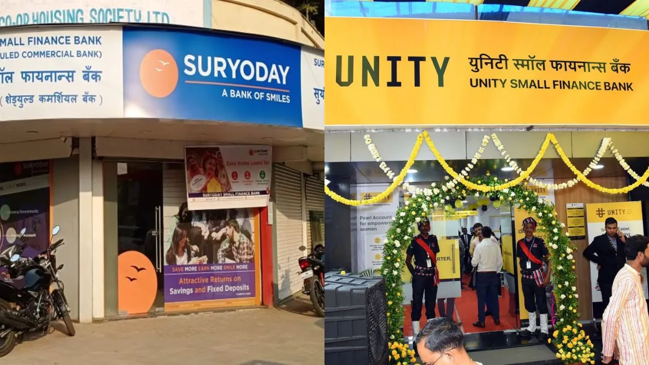 Both Unity Small Finance Bank and Suryodaya Small Finance Bank are offering competitive interest rates on FDs