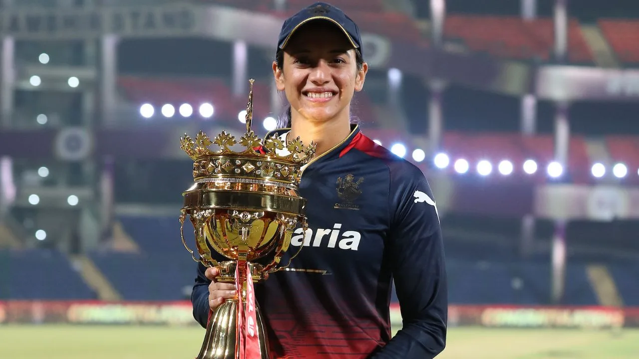 Under Smriti's captaincy, Royal Challengers Bangalore won their maiden WPL title in 2024.