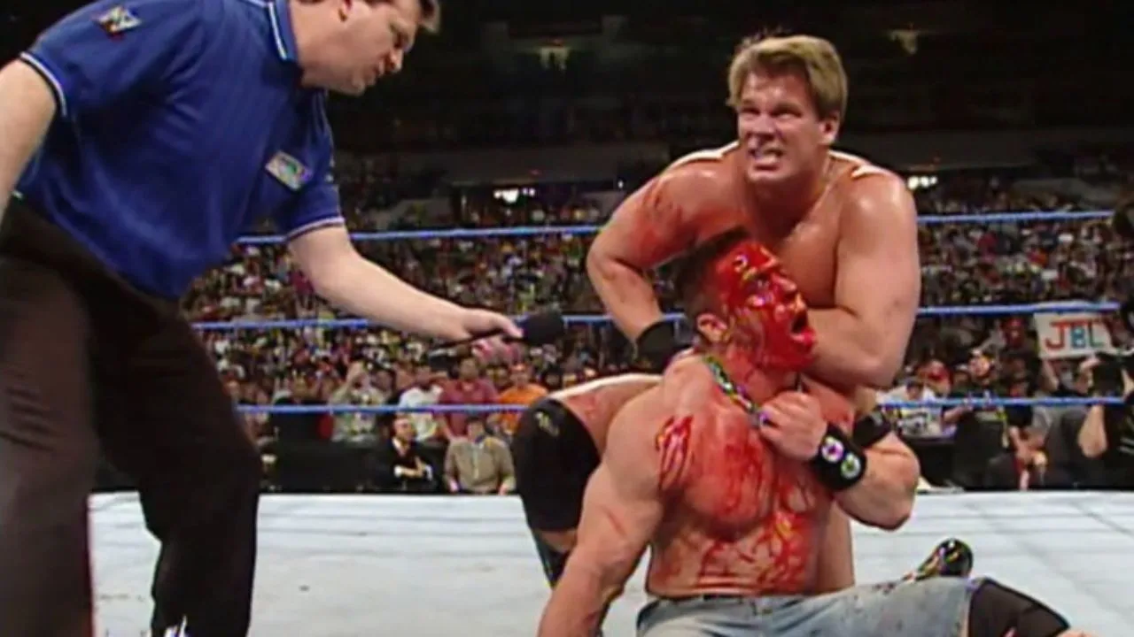 The Special 'I Quit match' against JBL in 2005, where Cena emerged victorious despite a bloody face