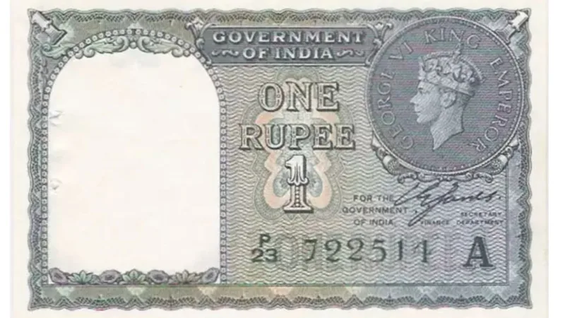 1 Rupee Note