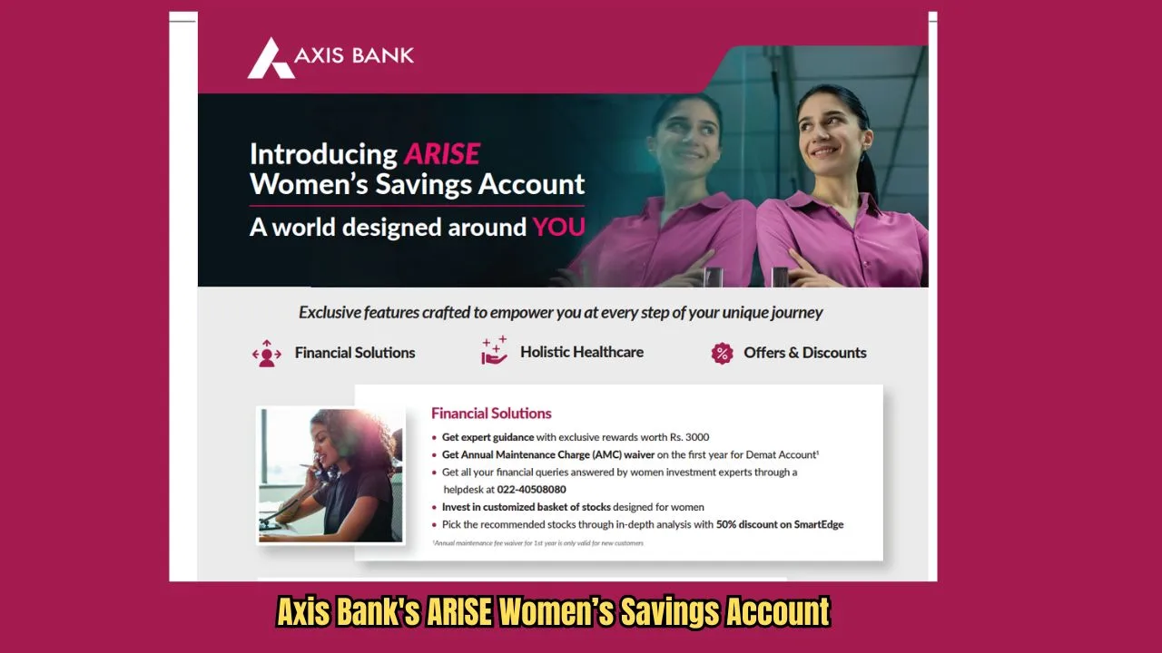 Axis Bank's ARISE Women’s Savings Account