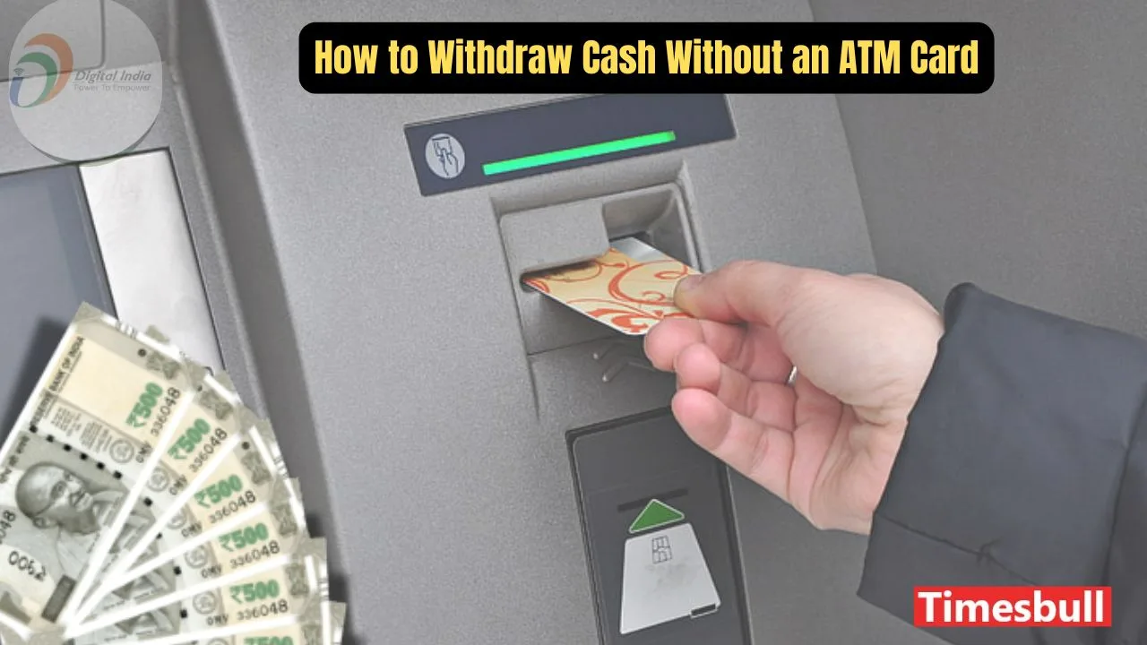 How to Withdraw Cash from an ATM Without an ATM Card