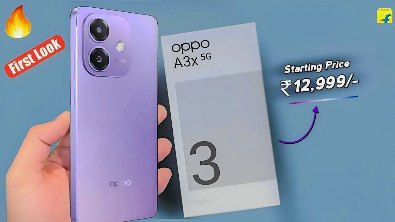 Oppo A3X 5G with powerful...