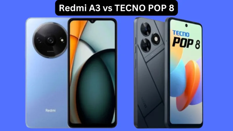 Redmi A3 vs TECNO POP 8