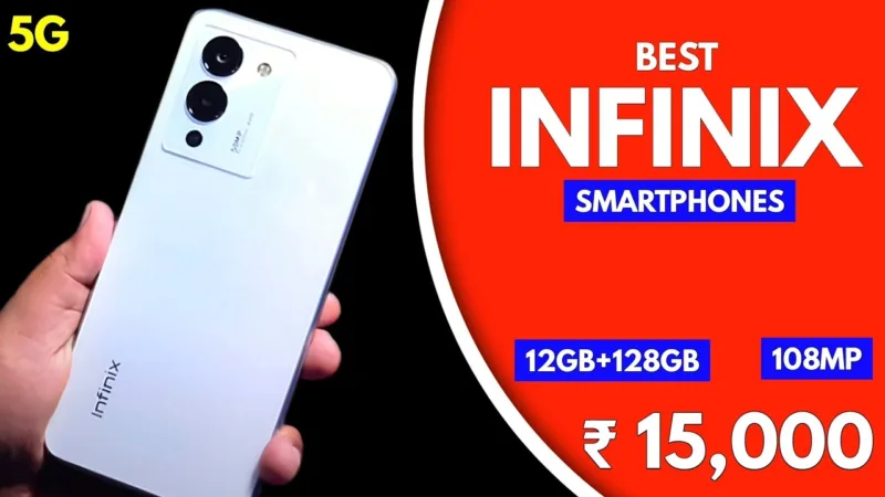 Top Infinix camera phones under 15000 INR