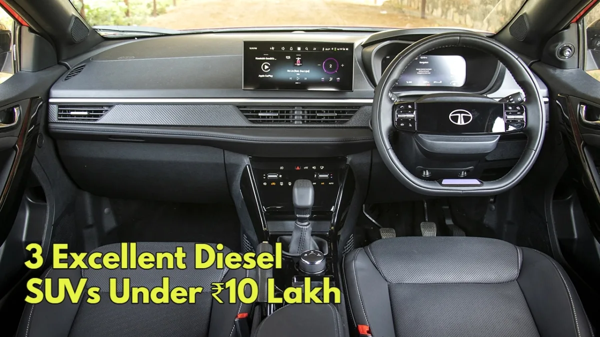 3 Excellent Diesel SUVs Under ₹10 Lakh