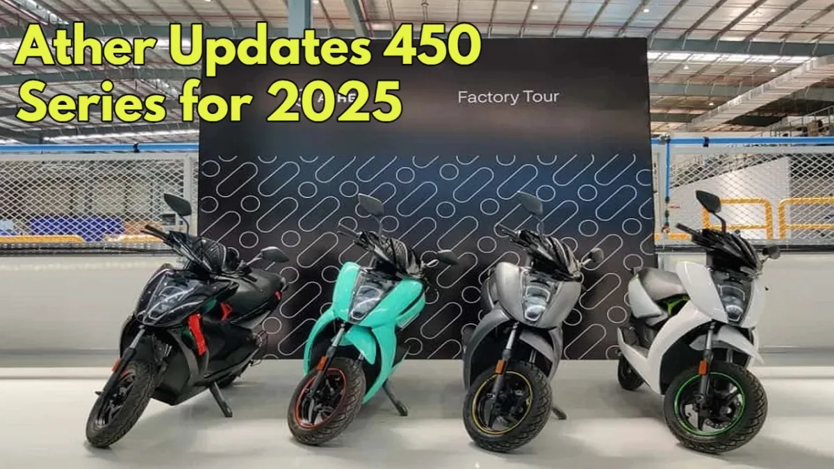 Ather Updates 450 Series for 2025