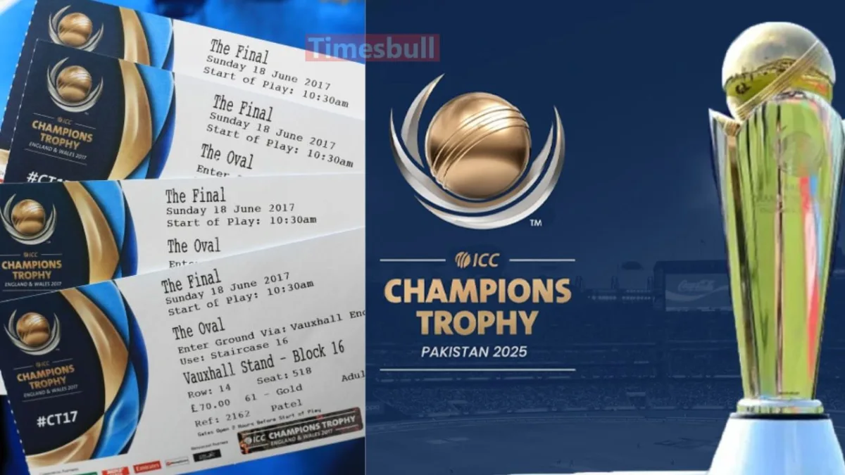 Champions Trophy 2025 Ticket Prices