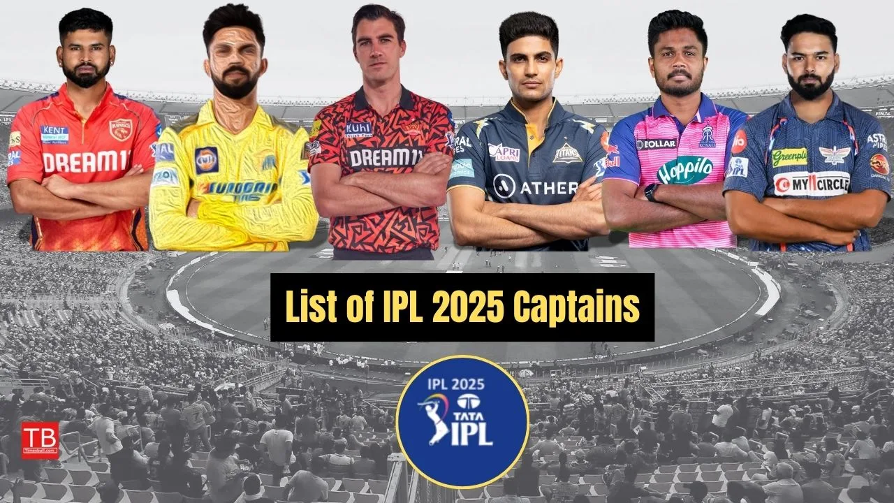 IPL 2025: Captains of