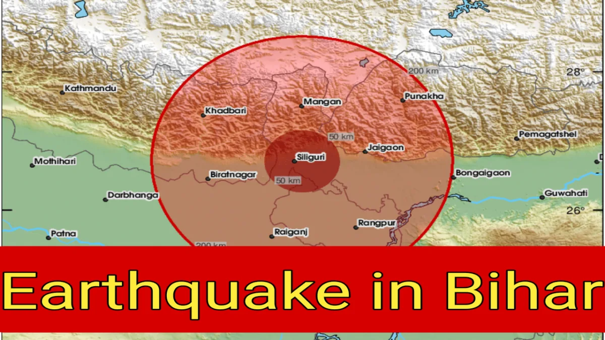 Earthquake in Bihar