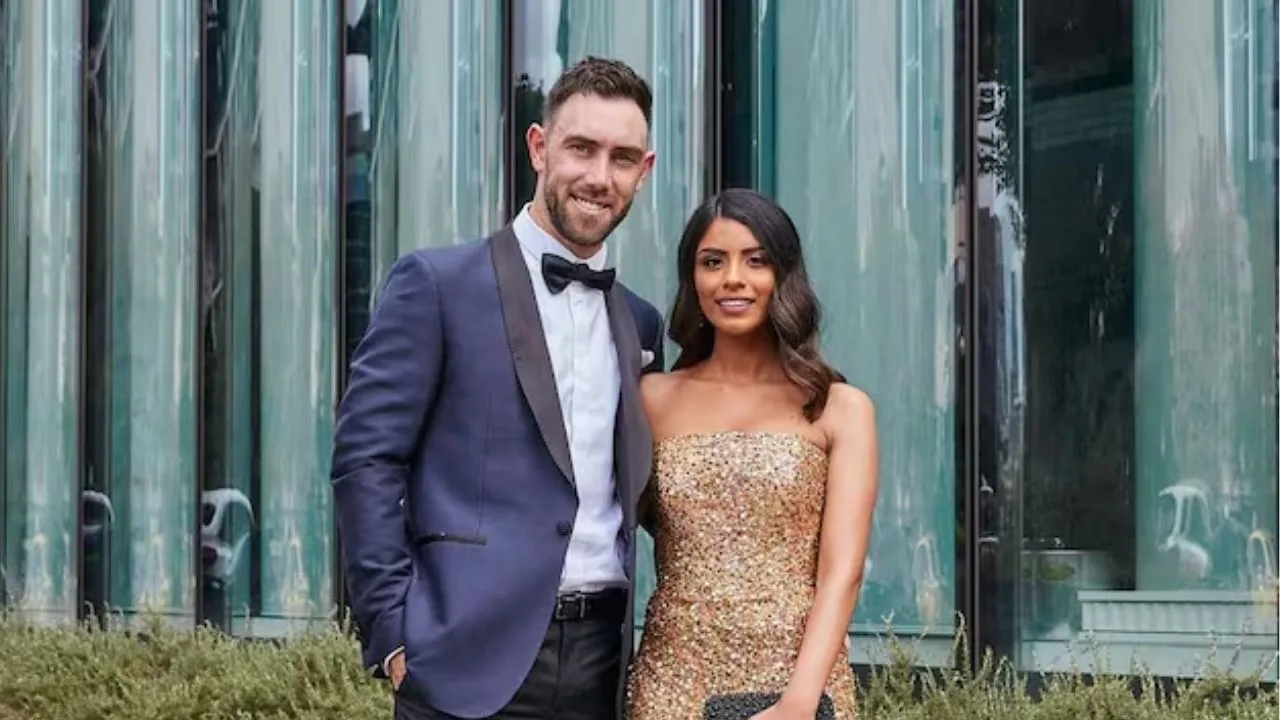 _Glenn MaxWell And his Wife