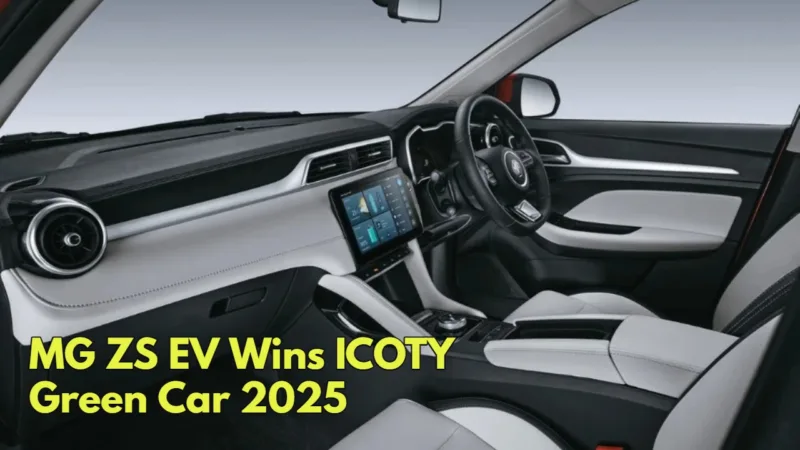 MG ZS EV Wins ICOTY Green Car