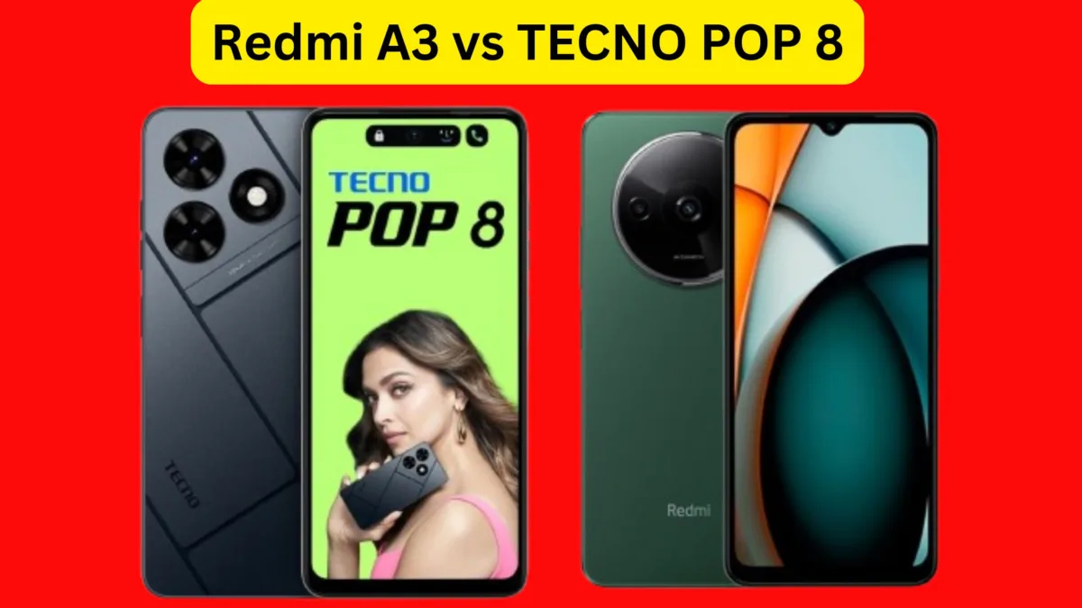 Redmi A3 vs TECNO POP 8