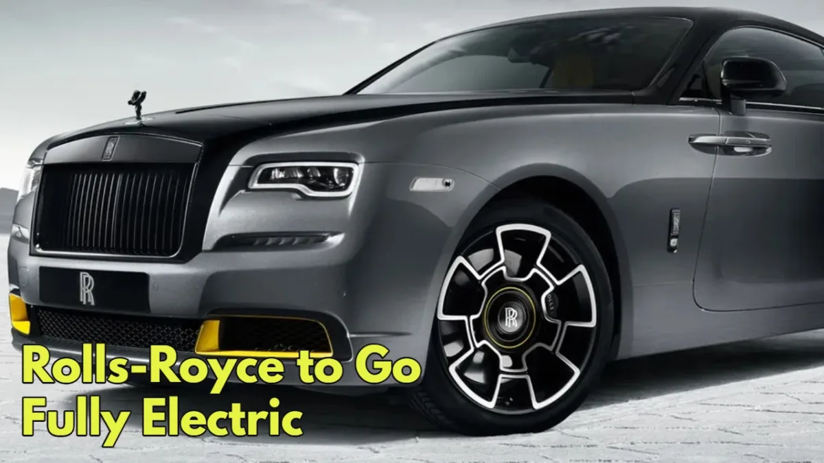 Rolls Royce to Go Fully Electric