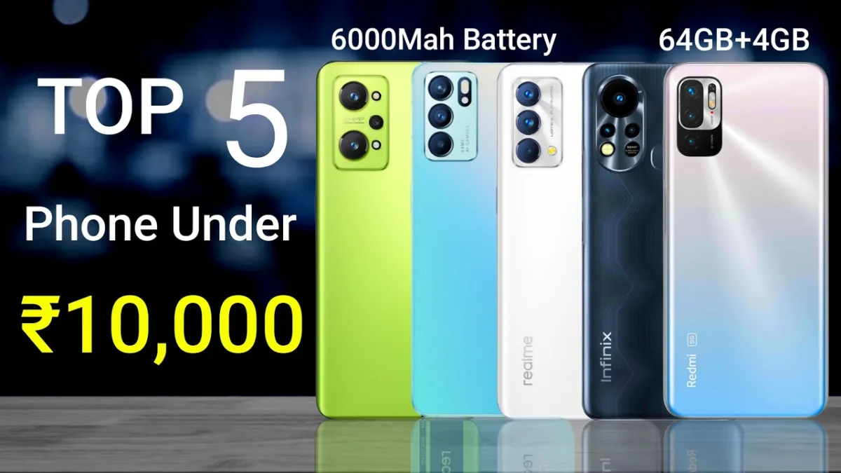 Top 3 Phone with 6000 mAh Battery under 10000