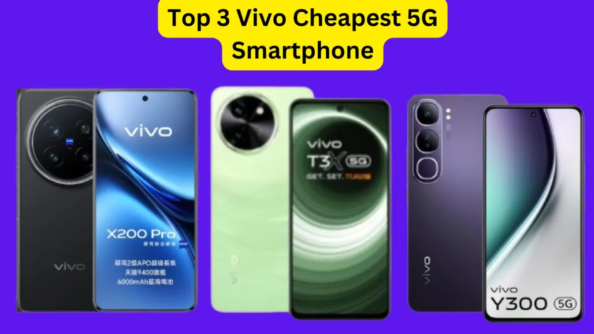 Top 3 Vivo Cheapest 5G Smartphone