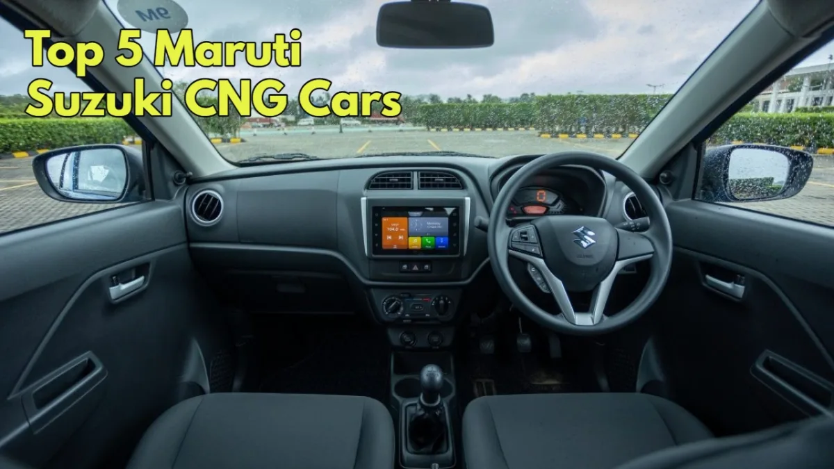 Top 5 Maruti Suzuki CNG Cars