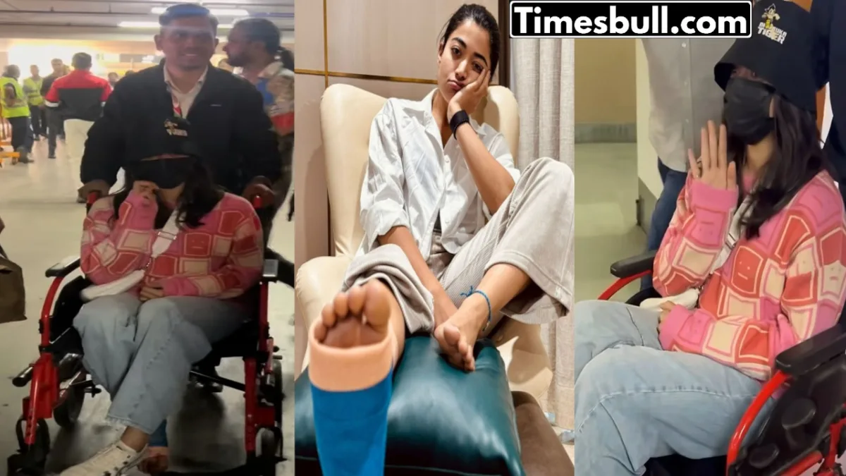 What Happened to Rashmika Mandanna? Actress Seen in Wheelchair, Injury Speculated - Times Bull