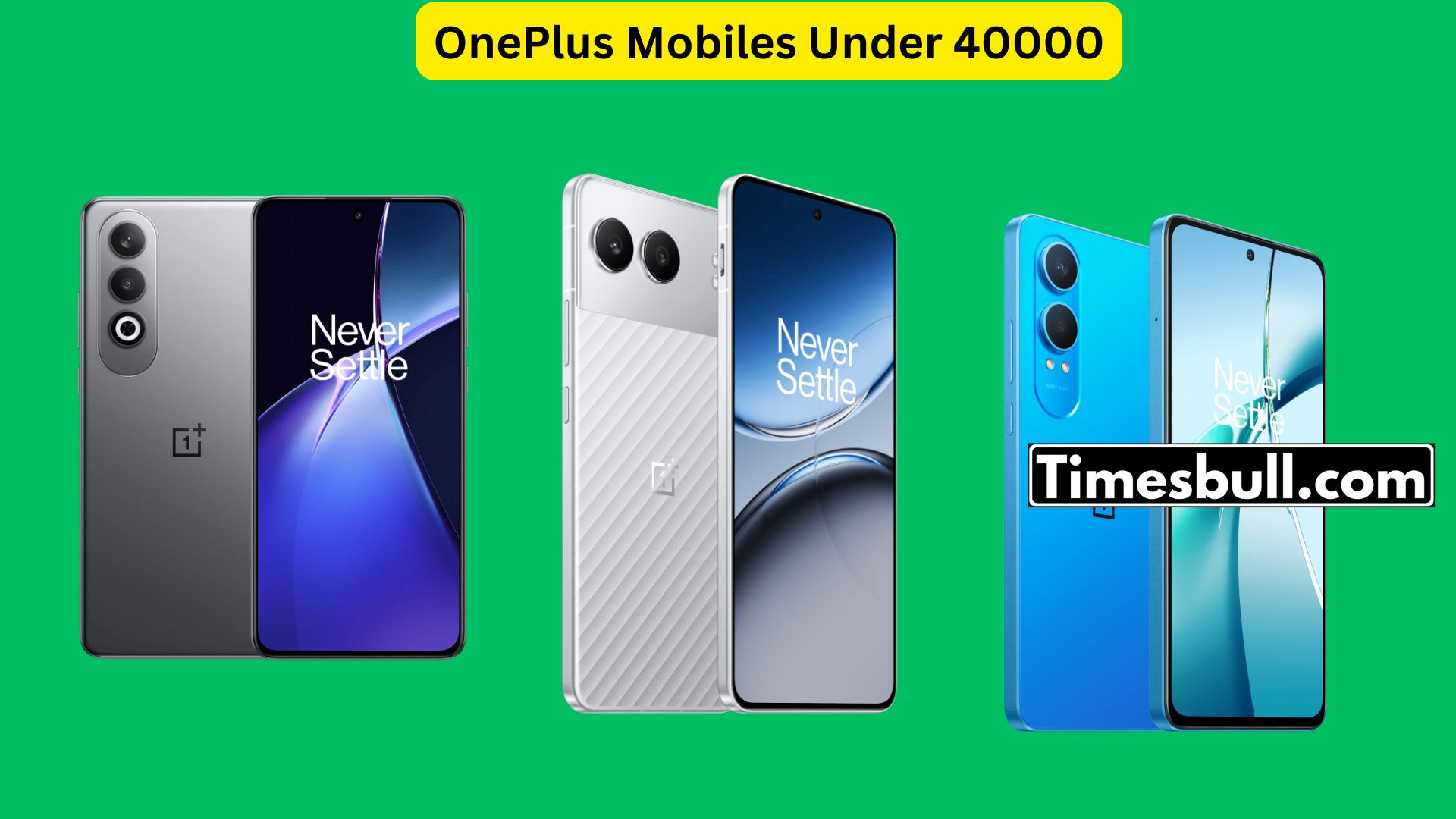 OnePlus Mobiles Under 40000